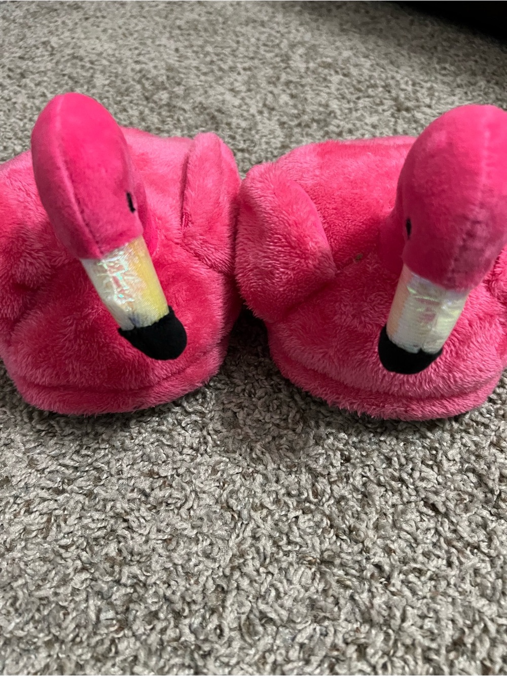 Flamingo Slippers - Bright Pink